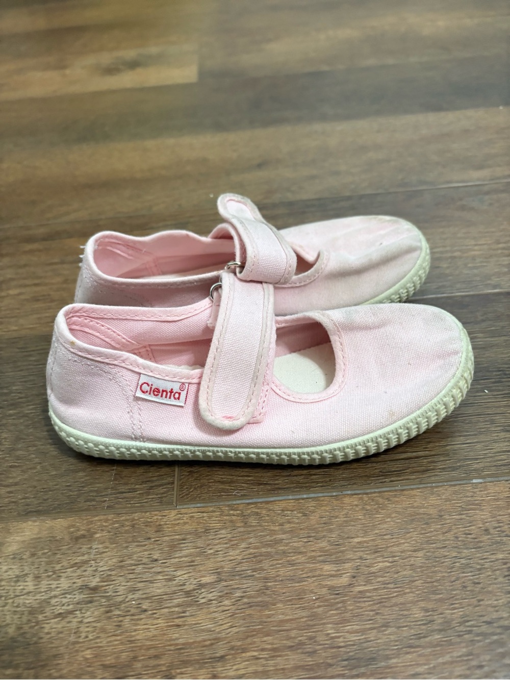 Cienta Pink Canvas Mary Jane Shoes EU 28 Girls